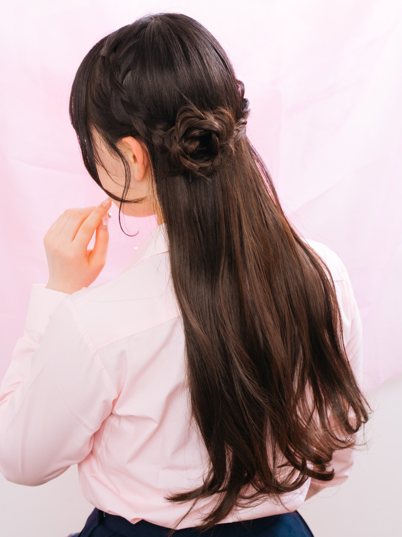 お人形みたいで好感度UP！くるみちゃんヘア完成♡