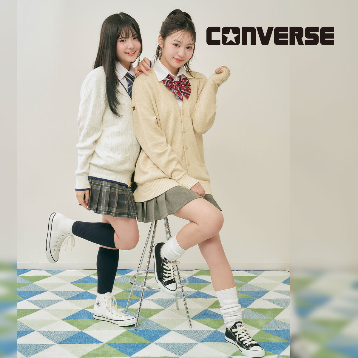 歩きやすく履き心地がよくなった「オールスター」で学校も放課後もおしゃれ偏差値UPしよ♡