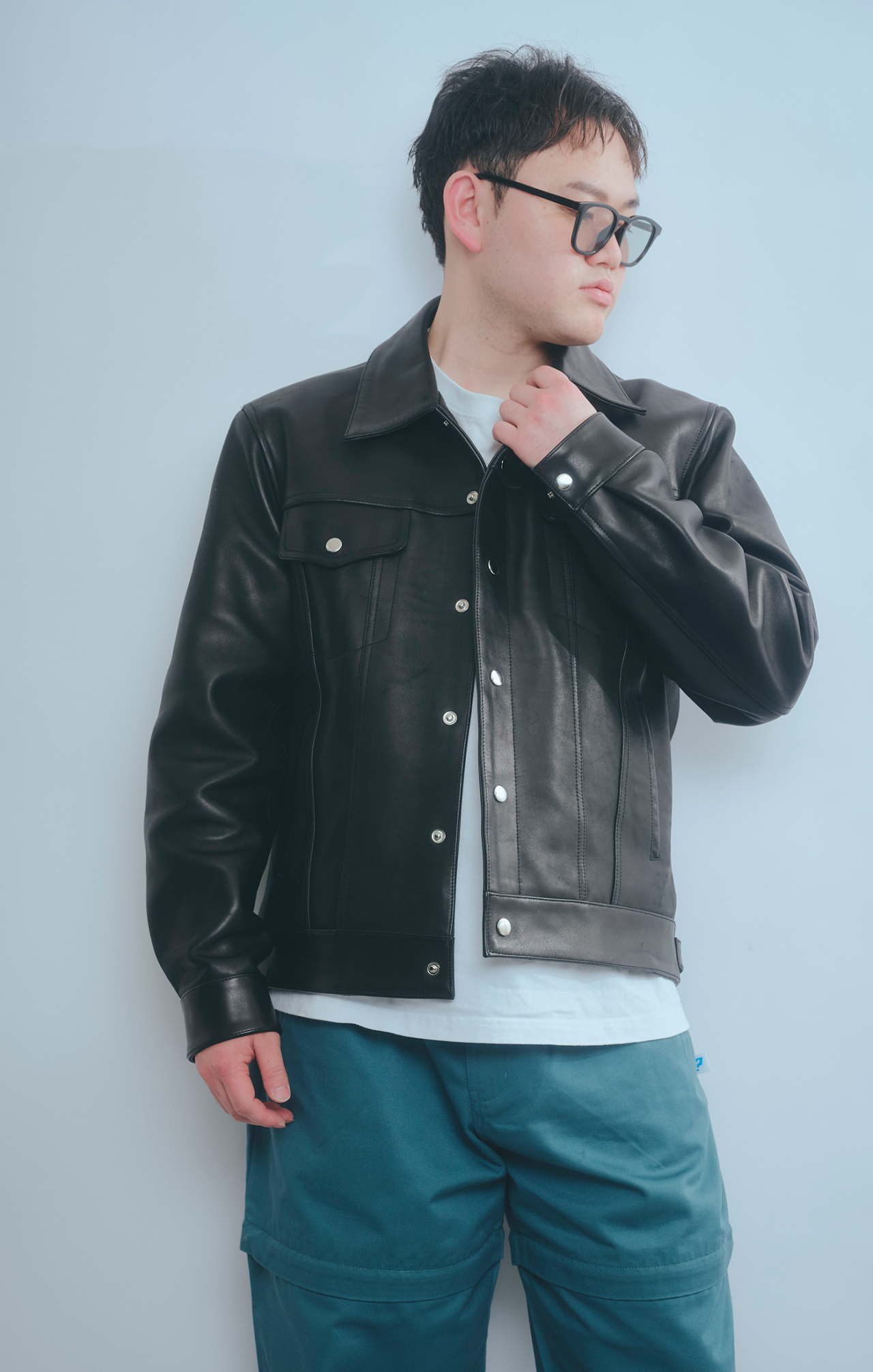 LOOK③｜メンズにもハマる！本格レザースタイル