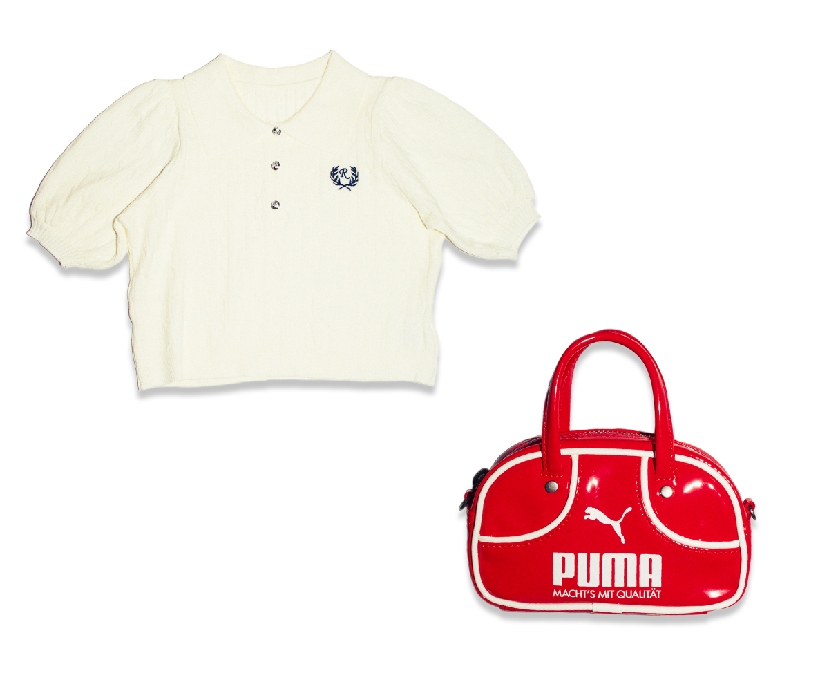 PUMA&times;バレエコアで作る【テニスガール】LOOK-3