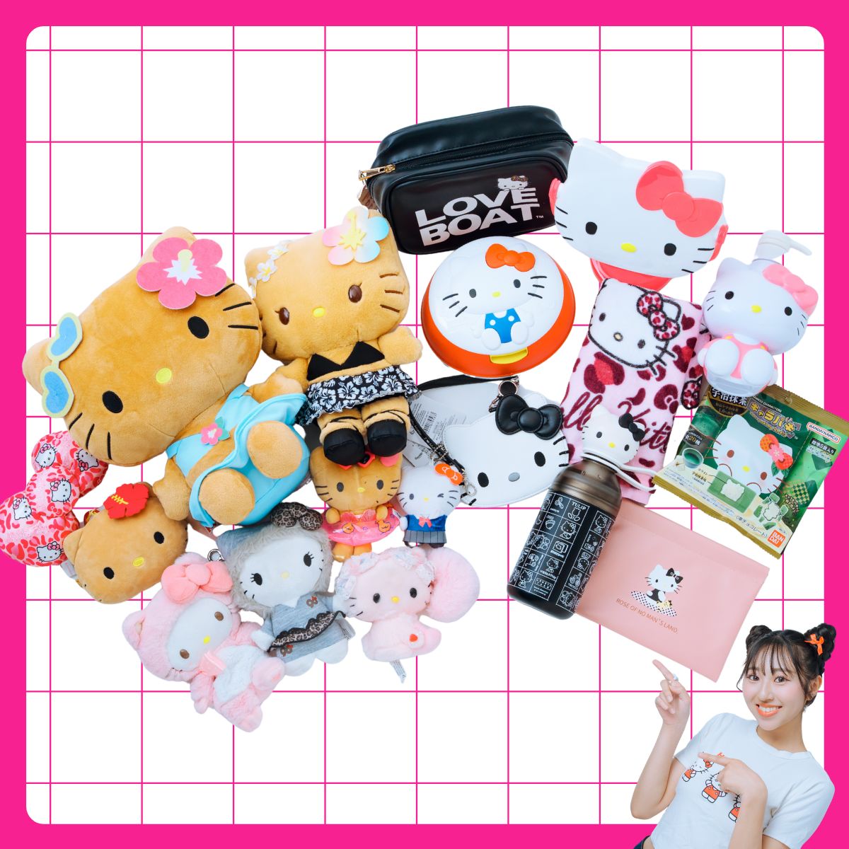 中3からハマり中♡ キティーグッズ集めが止まらない！
