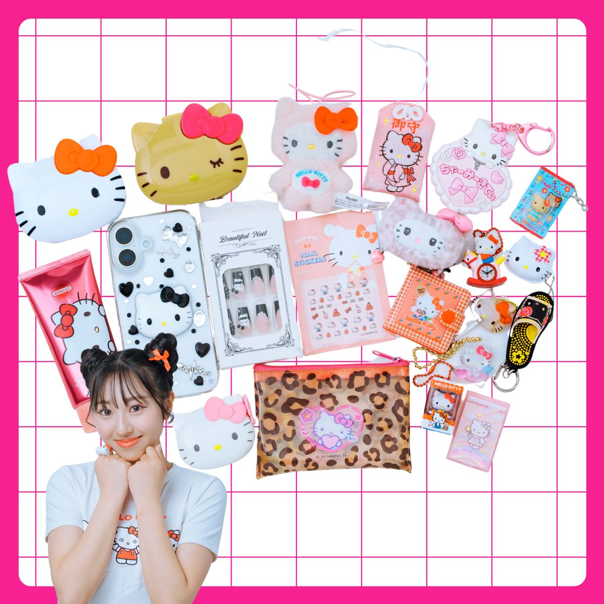 中3からハマり中♡ キティーグッズ集めが止まらない！