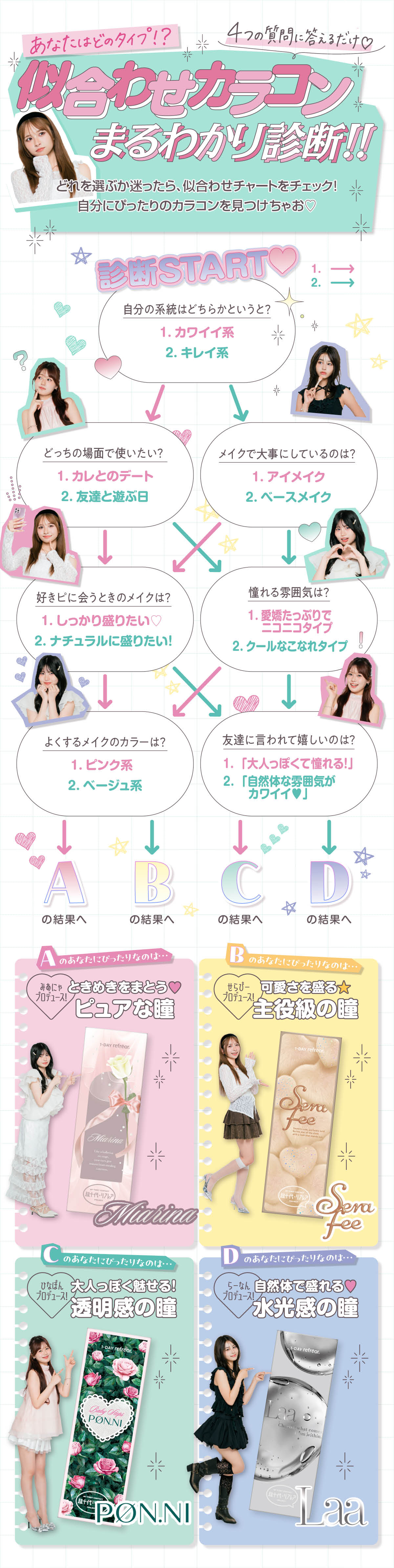 盛れも今っぽさもぜ〜んぶ叶える！うちら4人が理想のカラコンプロデュースしました♡ From 超十代☆リフレア