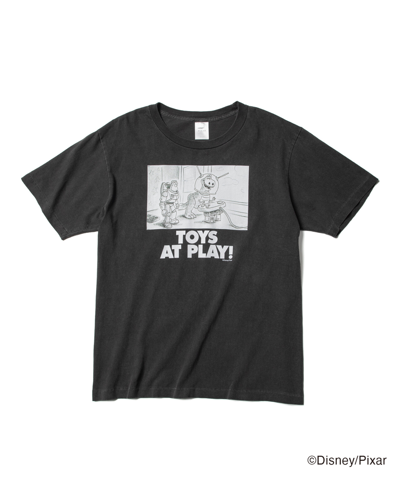 【トイ・ストーリー5】ラフスケッチTシャツ「バズとレックス」ver.