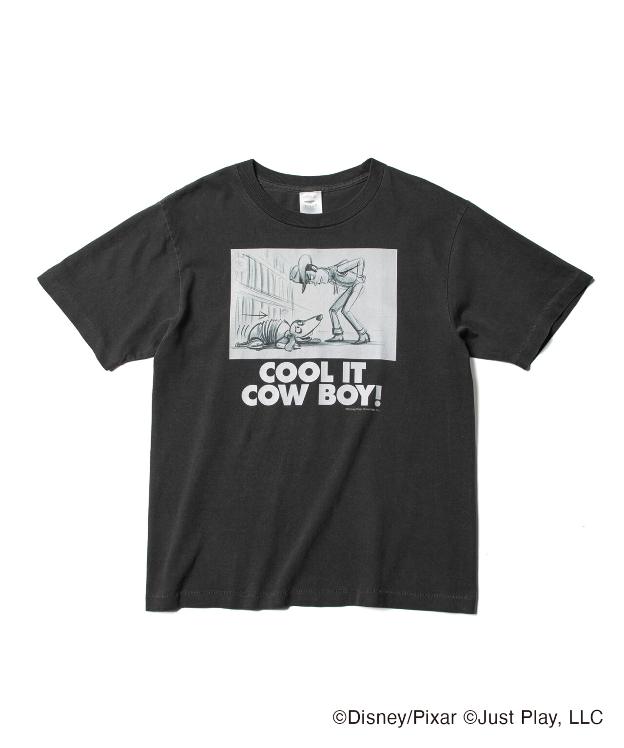 【トイ・ストーリー5】ラフスケッチTシャツ「ウッディとスリンキー」ver.