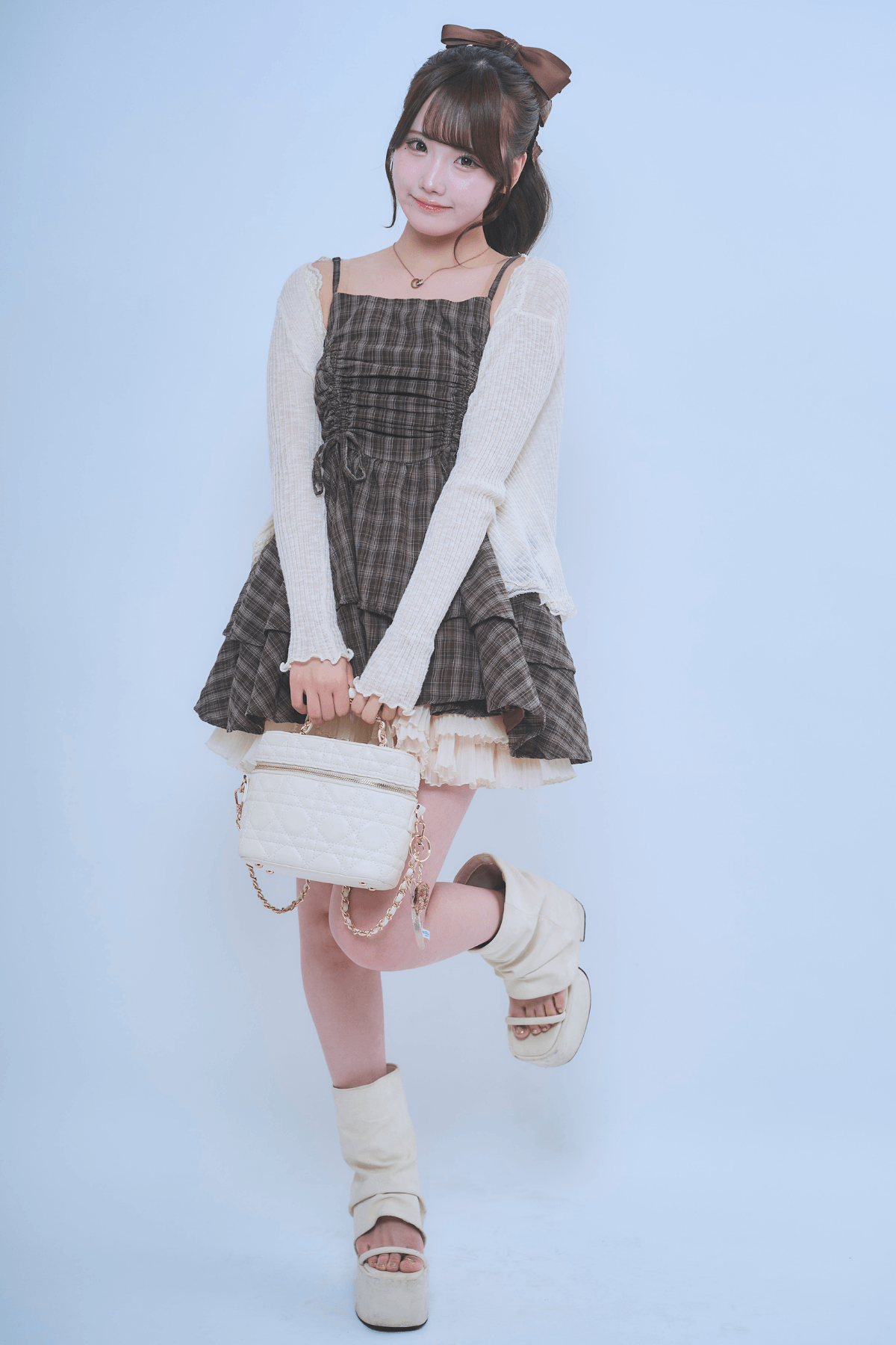 【みおばぶ】秋の甘めガーリーなピクニックコーデ♡