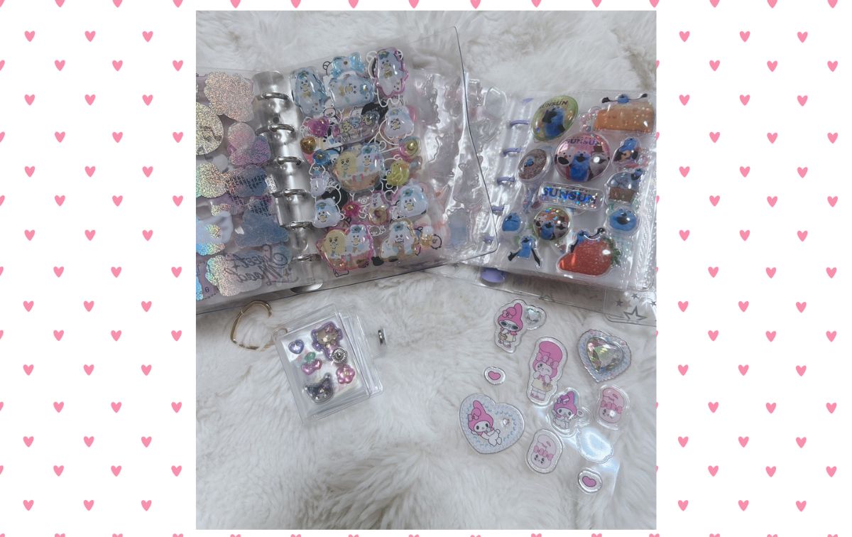 癒し度満点のシール帳が完成♡