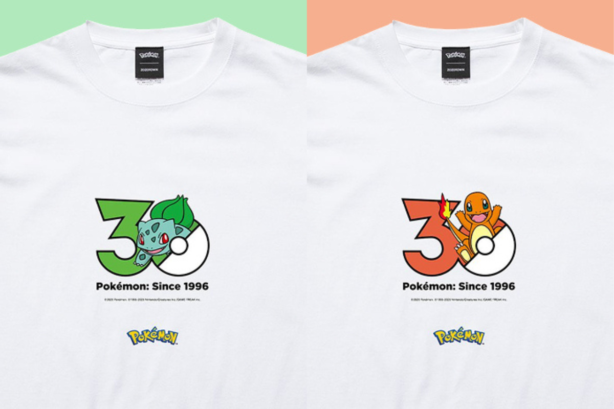 「Pokémon 30th Anniversary 1025 T-shirt Collection presented by ZOZOTOWN」って?-2