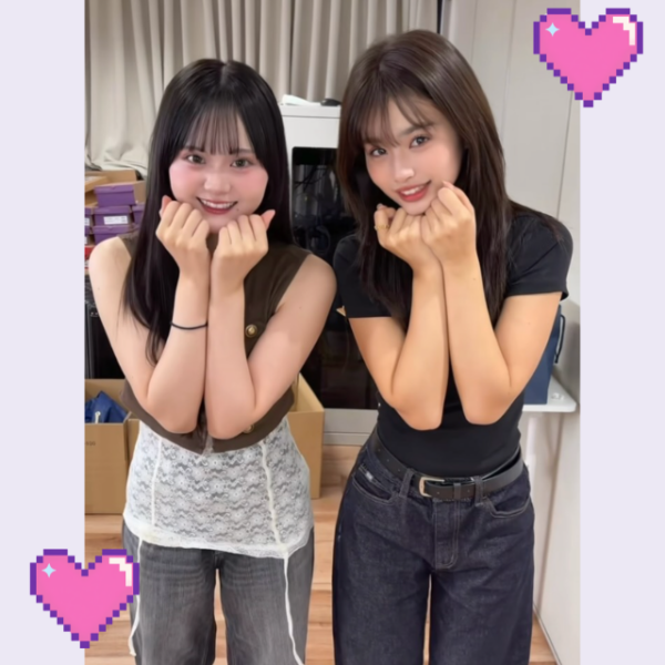 らーなん×めあちの仲良し撮影オフショット♡【Instagram】