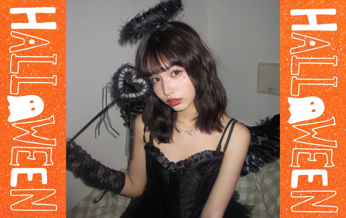 悪魔の尻尾メイク