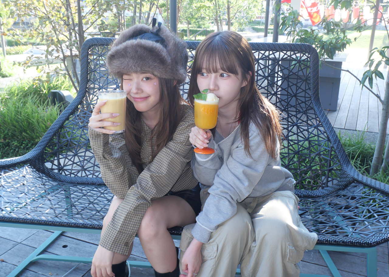 広々〜なガーデンエリア「みやぐりん」でチルタイム♩
