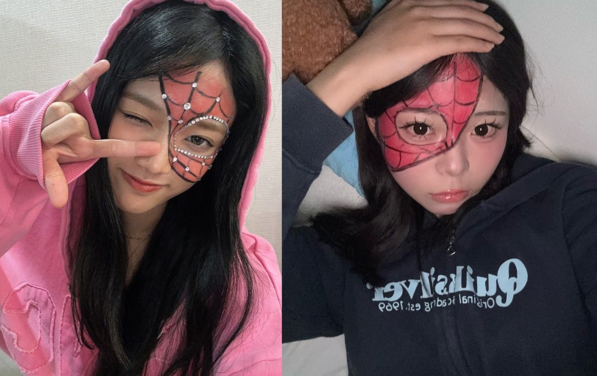 スパイダーマンメイク